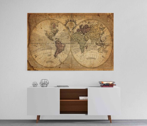 Картина на полотні map of the world