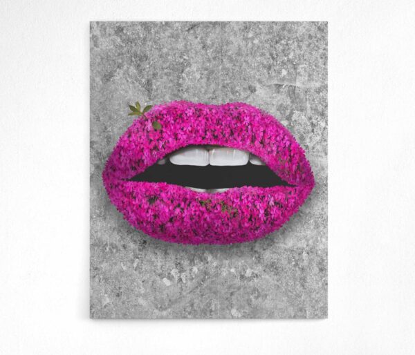 Картина на холсте Rosy Stone Lips