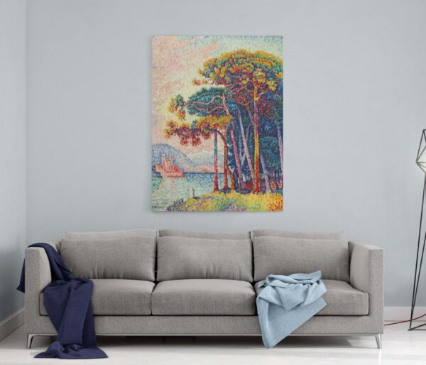 Картина на полотні MOSAIC TREES BY POND